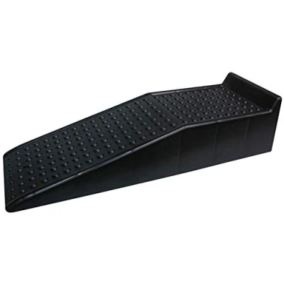 Image of AUTO STYLE A45R90 Synthetic car ramps black set of 2 pieces (Height 17cm)