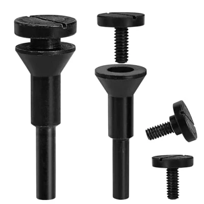 Image of NuoDunco 2 pack Cut Off Wheel Mounting Mandrel, 6.35mm Shaft Fits Die Grinder and High Speed Drill, 30000RPM