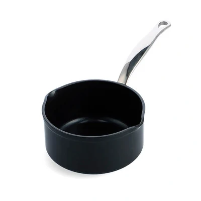 Image of GreenPan Barcelona Pro Aluminium Non Stick 16cm Saucepan with Pouring Spouts