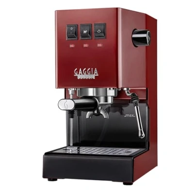 Image of Gaggia New Classic Evo Espresso Coffee Machine Red