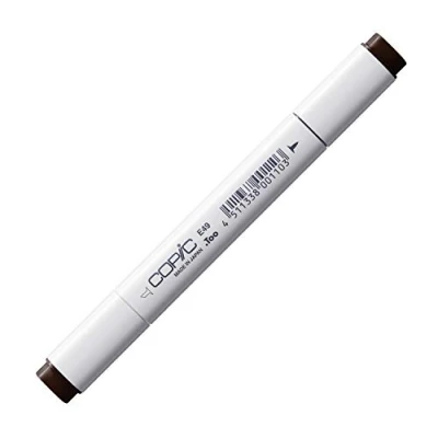 Image of COPIC Classic Coloured Marker Pen (E 49) Dark Bark, For Art &amp; Crafts, Colouring, Graphics, Highlighter, Design, Anime, Professional Beginners, Supplies Colouring Books