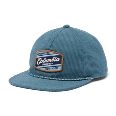 Image of Columbia Unisex Packsaddle Corduroy Snap Back, Back Cap, Everblue, Fill Script, O/S