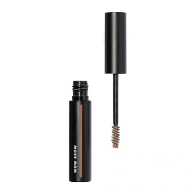 Image of e.l.f. Wow Brow Gel, Volumizing, Buildable, Wax Gel Hybrid, Creates Full, Voluminous Looking Brows, Locks Hairs In Place, Taupe, Fiber Infused 3.5g