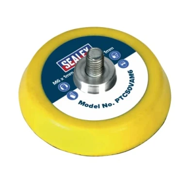 Image of Sealey Hook and Loop Backing Pad Ø50mm M6 x 1mm