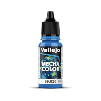 Image of Vallejo 17 ml &quot;AV Mecha Color&quot; Acrylic Airbrush Colour Electric Blue