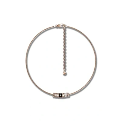 Image of Emporio Armani Necklace for Women Essential, Length: 400+50mm, Rondel diameter: 6.5mm Rose Gold Stainless Steel Necklace, EGS2931221