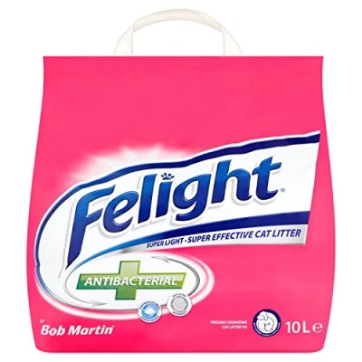 Image of Bob Martin Felight Antibacterial Cat Litter, 10L, Pack of 3