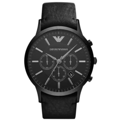 Image of Armani Mens AR2461 Watch Black One Size