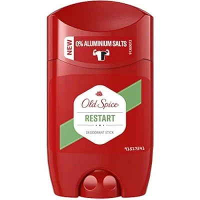Image of Old Spice Restart Deodorant Stick for Men (50 ml), Men, 48 Hours Freshness, 0% Aluminium Salts, No White Residue and Yellow Stains