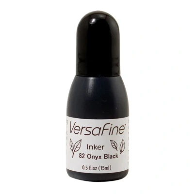 Image of Tsukineko Imagine Crafts Ink VersaFine Pigment Inker Onyx Black