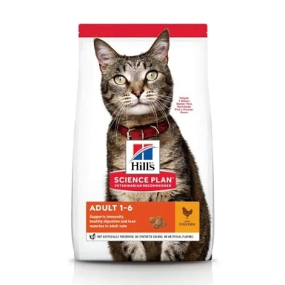 Image of Hills Adult 1 6 with Dry Food for Cats, Chicken, 7 kg