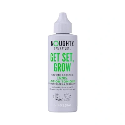 Image of Noughty 97% Natural Get Set Grow Tonic, Leave in Treatment for Thicker and Fuller Looking Hair with Pea Complex Hyaluronic Acid, Sulphate Free Vegan Haircare 75ml