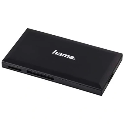 Image of Hama 181018 USB 3.0 Multi Card Reader, SD/microSD/CF/MS, black