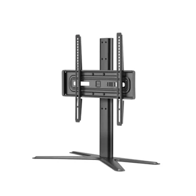Image of One For All Solid Table top TV Stand Screen Size 32 65 LCD/LED/Plasma/OLED/QLED TVs 90 Swivel and 15 tilt motion Height adjustable Max weight 40kg VESA 600x400 WM4471