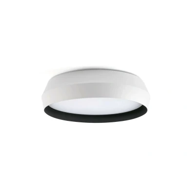 Image of Shoku 350 White, Black Wall / Ceiling Lamp 24W 2700K