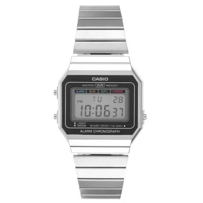Image of Casio Digital watch silvercoloured, Size: One Size, Silver coloured