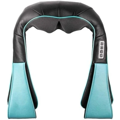 Image of CAFFIA Shiatsu Neck and Shoulder Massager Back with Heat, Deep Kneading Electric Massage Pillow for Neck, Back, Shoulder,Foot Body Pain Relief