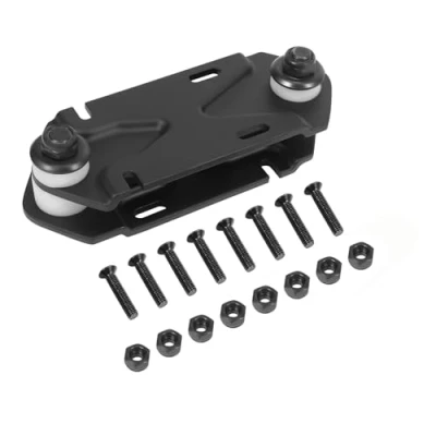 Image of Qyrugcxs Waterborne Rail Adapter Surfskate Truck Fits Any Board Carve &amp; Cruise Like a Surfboard,Rail Adapter,Black