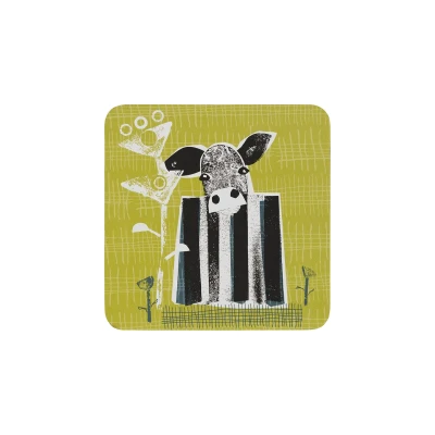 Image of Denby Set Of 6 Cow Coasters