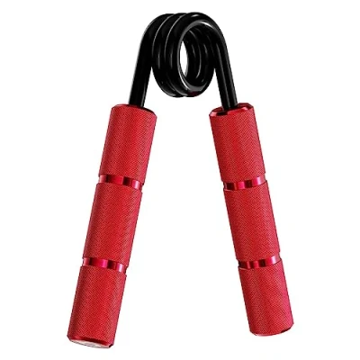Image of Power Gripper Metal Series Professional Grip Strengtheners (50lbs 400lbs) for Grip, Wrist &amp; Arm Training (200lbs Red)