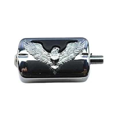 Image of Black Motorcycle Eagle Gear Shift Lever Peg for Harley Softail XL883 1200 Sportster Dyna FLHX Cruiser Chopper Custom (Chrome)