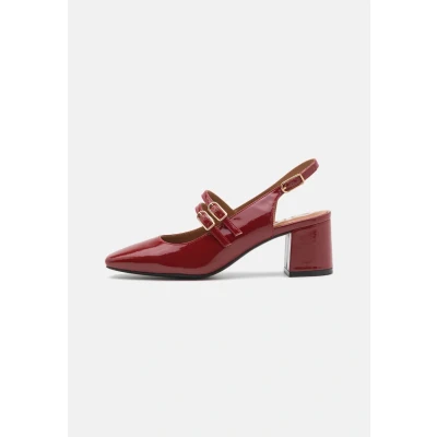 Image of GIOSEPPO Women&#039;s Sodus Platform, burgundy, 5.5 UK