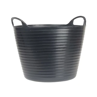 Image of Faithfull FAIFLEX42B Black Polyethylene Flex Tub 42 Litre (9 gl) Capacity
