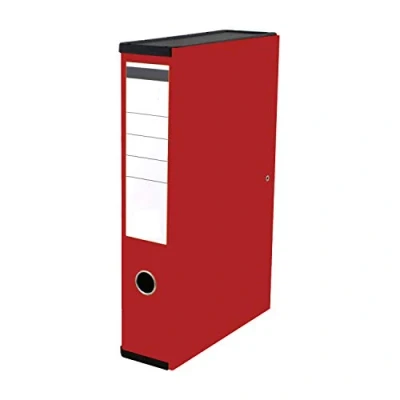 Image of Very Strong Premium Quality Linen Box Files A4 Foolscap (Red)