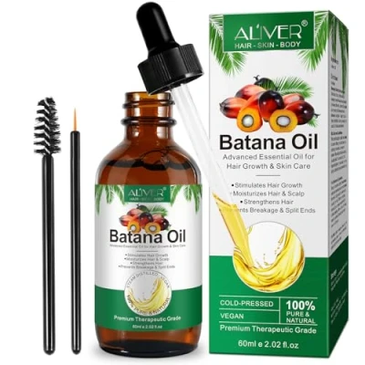 Image of TIVLON Batana Oil For Hair Growth, 60Ml Organic Healthy Hair, Growth Oil, Scalp Care, 100% Natural, Promotes Suitable Both Men And Women