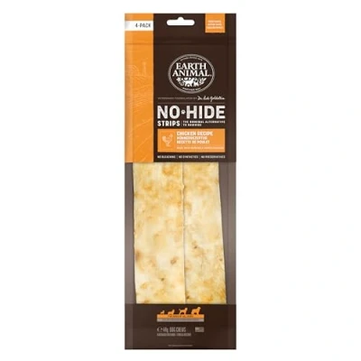 Image of Earth Animal No Hide Chicken Strips 4pk 44g