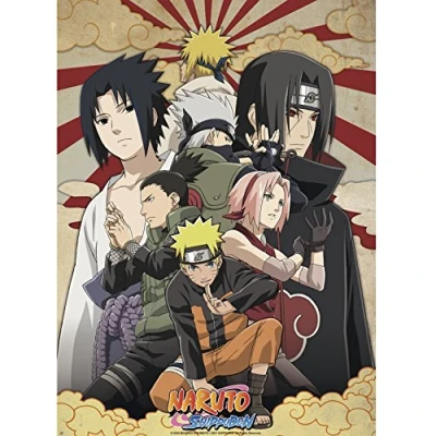 Image of ABYstyle NARUTO SHIPPUDEN Poster &quot;Shippuden Group # 2&quot; (52x38)