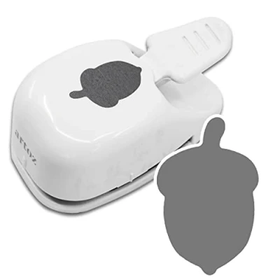 Image of punch acorn, 3.1 cm paper punch, hole motif for Christmas and Advent, invitations, menu cards decoration, suitable up to 220 g/m²