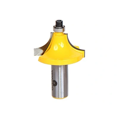 Image of Yonico 13176 Round Over Bead Edge Forming Router Bit, Radius: 1/2&quot; Shank