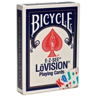 Image of Bicycle E z See/lo Vision Playing Cards
