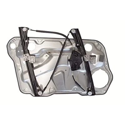Image of 1J4837462H Window regulator VALEO 851545 Right Front electric with bolted on plate without motor comfort function VOLKSWAGEN: Golf 4