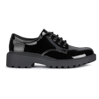 Image of Geox Girl&#039;s J Casey Girl C Shoes, Black, 5 UK Child