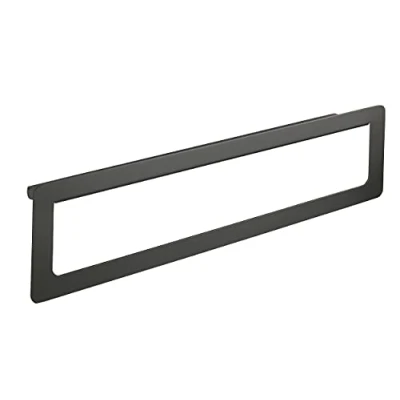 Image of WENKO Montella Bath Towel Rail with Shelf, Rustproof, Aluminium, 61 x 16 8 cm, Anthracite