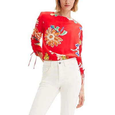 Image of Desigual Women&#039;s Blus_Landi 3000 Blouse, red, S