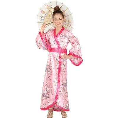 Image of FIESTAS GUIRCA Geisha Kiharu costume for girls