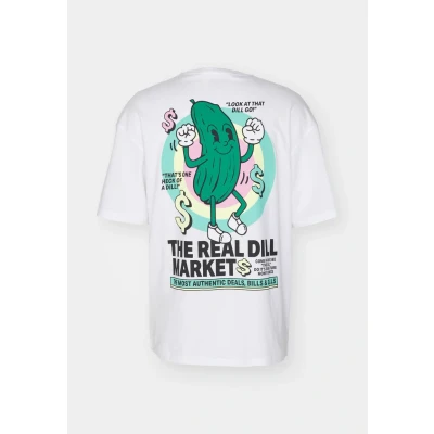 Image of Jack &amp; Jones Jortoast TEE CREW NECK Print Tshirt, Men&#039;s, Size: XL, Bright white