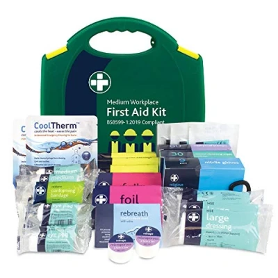 Image of Reliance Medical BS8599 1 Medium Workplace First Aid Kit (for Ref 343 77319RM)