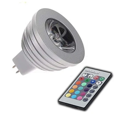 Image of Gofeibao Colour Changing Light Bulb Hive Bulbs Coloured Screw Led with Remote E27 mr16