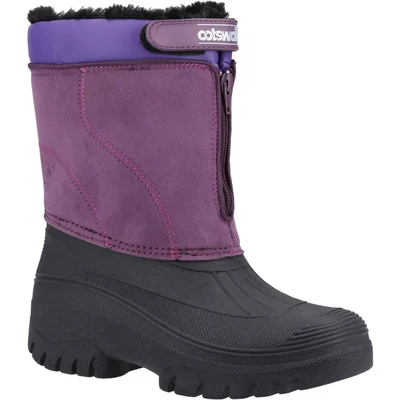 Image of Cotswold Venture Waterproof Winter Boot Female Purple UK Size 4