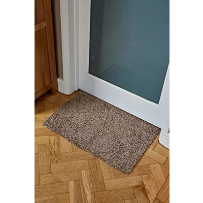 Image of Smart Garden Oatmeal Washable Cotton Ulti Mat Doormat 45 x 75cm