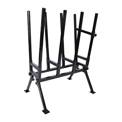 Image of WilTec Foldable Saw Horse with Locking Clamp for Various Log Sizes Max. Capacity 400kg