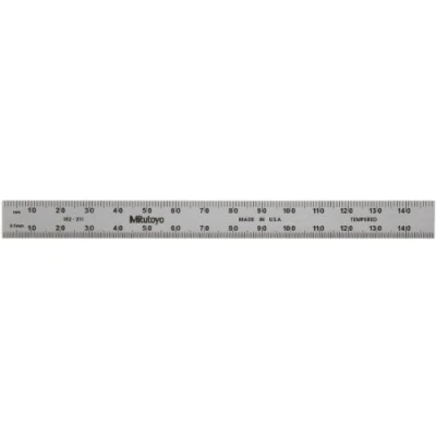 Image of Mitutoyo 182 211 Steel Rule
