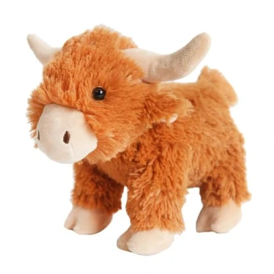 Image of L &amp; P Home Gifts Lesser Pavey Rpet pals Hughie stand cow Teddy Bear For Kids Made Up of Recycled Bottles Stuffed Animal Soft Toys Ideal Birthday or Baby Gift