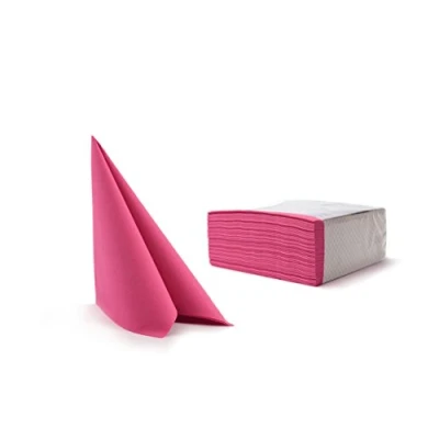 Image of Alvotex Chic Airlaid 50, Fabric Like, Disposable Napkin, Paper, Fuchsia, 40 x cm