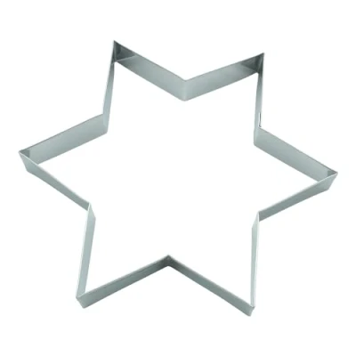 Image of BekkiB Star Cookie Cutter Large Approx. 16 x 14 cm Dishwasher safe Stainless Steel For Baking Cookies and Gingerbread 1129