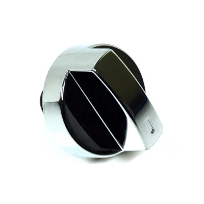 Image of Flavel Leisure Silver Cooker Hotplate Control Knob Genuine part number 450920385